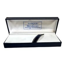 Marquis By Waterford Empty Blue White Pen Hard Case 7” X 2.5”X 1.5” Gift Storage picture