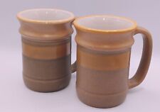 Vintage YELLOW Sunnycraft Stoneware Mug Hand Crafted in Korea (2 Mugs) picture