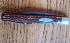 Vtg 1940-64 Case XX Single Blade Slimline Trapper Picked Bone Pocket Knife 61048 picture