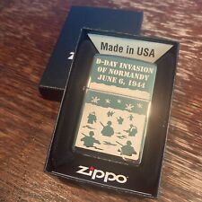 Zippo 82267 d-day invasion normandy june 6 1944 france ww2 black ice Lighter picture