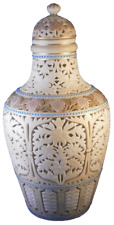 Antique 19thC Large Worcester Grainger Porcelain Reticulated Vase Porzellan picture