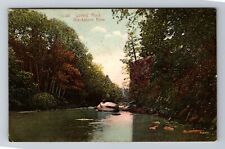 RI-Rhode Island, Lovers Rock, Blackstone River, Antique, Vintage c1907 Postcard picture