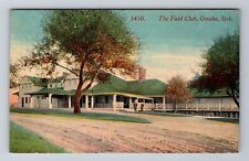 Omaha NE-Nebraska, The Field Club, Antique Vintage Souvenir Postcard picture