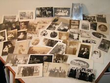 50 Card Lot Vintage Real Photo Postcards RPPC Family, Studio, Group, & Outdoors picture