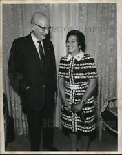 1972 Press Photo French Ambassador to U.S. Charles Lucet & Mrs. Cassius Tillman picture