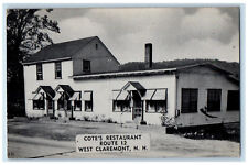 c1950's Cote's Restaurant West Claremont New Hampshire NH Vintage Postcard picture