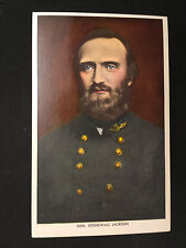 c1960’s Confederate General Stonewall Jackson Portrait Vintage Postcard picture
