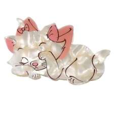 Marie The Aristocats  Hair Clip Die Cut kawaii  pink Disney Store Japan picture