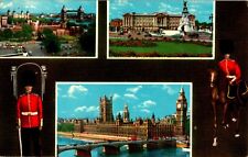 Multiview, Royal Guards, London, England, United Kingdom chrome Postcard picture