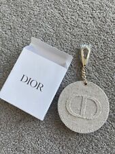 New Authentic Christian Dior Beaute Beauty Compact Mirror Charm Keyring Key Ring picture