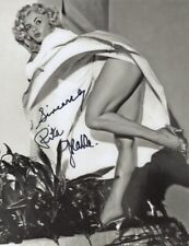 Rita Grable Burlesque Erotic Pinup Model Original Signed 8x6 Autograph Photo COA picture