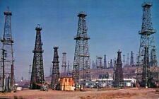 Postcard - Signal Hill Oil Field, Long Beach, California   2727 picture