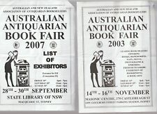AUSTRALIAN MEMORABILIA , BUCH OF BOOK FAIR CATALOGUES,PAMPHLETS picture