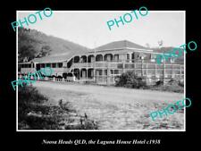 OLD LARGE HISTORIC PHOTO OF NOOSA HEADS QLD THE LAGUNA HOUSE HOTEL c1938 picture