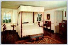 Postcard Washington's Bedroom At Mount Vernon The Home Of Washington VA Unposted picture