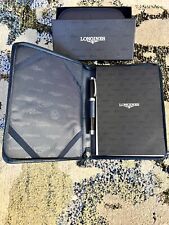 Longines Zip Folio With Ballpoint Pen  & Notebook. Box Not Included picture