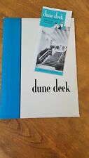 Dune Deck West Hampton Beach LI, NY 1960's Folder and Hotel Brochure picture