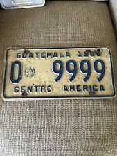Guatemala License Plate Government Official O Plate Oficial  picture