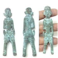 Antique Sumerian Mesopotamian Old Middle Eastern Art Bronze Statue of Human picture