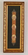 Vintage Fragonard Porcelain Cameo Courting Couples Hanging Gold Gilt Wall Art picture
