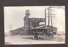 REAL PHOTO COLBY WISCONSIN CANNING FACTORY OLD CARS POSTCARD COPY picture