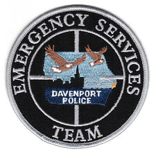 IA Iowa Davenport Police PD Emg Srvcs Team SWAT Patch picture