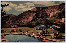 Postcard Ingleside Inn, Pool, People, Palm Springs California Unposted picture