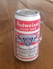 Anheuser Busch 2013 Budweiser Lager Bud Beer Can Christmas Ornament Aluminum picture