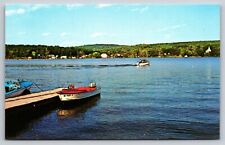 Postcard Maine Harrison Long Lake 10W picture