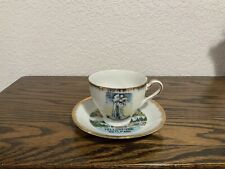 Vintage Yellowstone National Park Souvenir Cup & Saucer Made in Japan picture