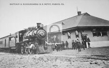Railroad Train Station Depot Dubois Pennsylvania PA Reprint Postcard picture