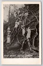 RPPC Women Hanging On Nelson Ledges Root Formations c1950 Unique Postcard Q27 picture