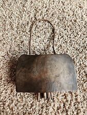 Antique Wooden Cowbell Farm  Decor Cow Bell Handcarved picture