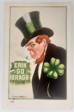 St Patrick's Day Post Card Ullman Mfg Series 115 Leprechaun Unused Unposted picture