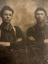 Civil War Era Tintype Photo of Two Strapping Well Dressed Young Men Circa 1860’s picture