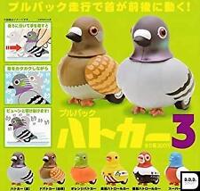 Pullback pigeon car 3 All 6 variety set Gashapon toys picture