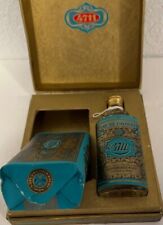 Vintage genuine 4711 cologne and soap gold & blue gift box - Germany - Rare Find picture