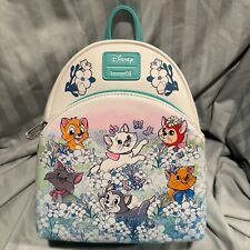 Loungefly Disney Cats Flower Field Mini Backpack Marie Oliver Figaro Aristocats picture