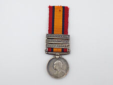 Original British Boer War Miniature Medal - Queen Victoria with Three Clasps picture