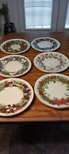 Lenox Colonial Christmas Wreath Plates Lot of 6 Colonies Limited Edition 10 3/4