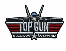 Navy USN Aviation TOP GUN 4 inch Cap Patch EE0793 F6D24Y picture
