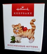 Hallmark 2022 Mischievous Kittens Keepsake Miniature New Ornament  picture