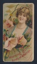 1892 N75 Duke's Cigarettes FLORAL BEAUTIES -Morning Glories (Bonds of affection) picture