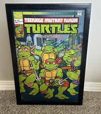 2018 Viacom Teenage Mutant Ninja Turtles HOLO Poster 17.5x12 (Framed)  - Scratch picture