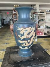 Oriental Style Vase Dragon and Phoenix Design picture