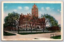 Vintage Postcard KS Topeka Shawnee County Court House picture