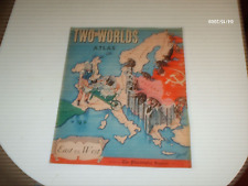 The Philadelphia Inquirer April 15 1948 Supplement TWO WORLDS ATLAS EAST VS WEST picture