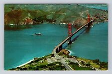 San Francisco CA-California, The Golden Gate Bridge, Antique, Vintage Postcard picture