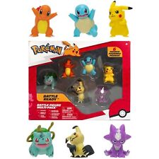 2-Inch Pokemon Battle Figure 6 Pcs Gift Set Toxel Bulbasaur Pikachu Statue Toy picture