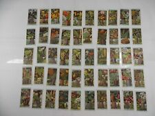 Wills Cigarette Cards Flowering Trees & Shrubs 1924 Complete Set 50 picture